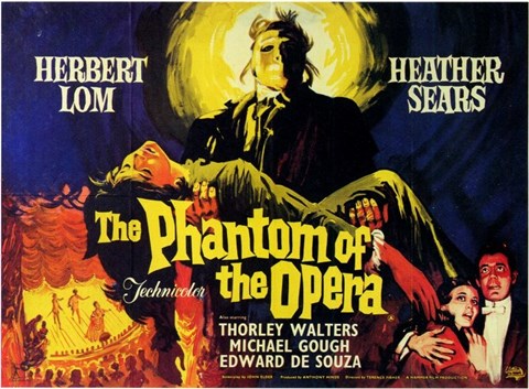 Framed Phantom of the Opera, c.1962 - style A (foreign) Print