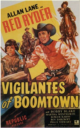 Framed Vigilantes of Boomtown Print