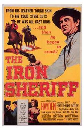 Framed Iron Sheriff Print