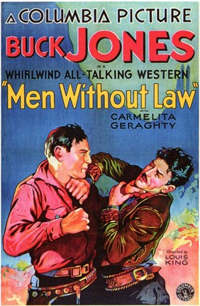 Framed Men Without Law Print