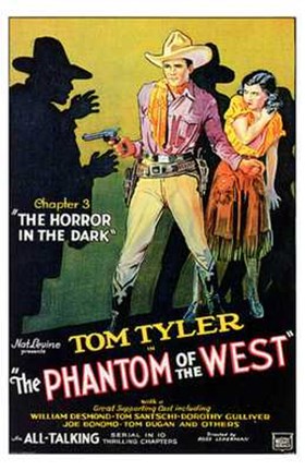 Framed Phantom of the West The Horror in the Dark Print
