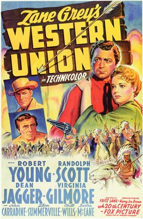 Framed Western Union Print