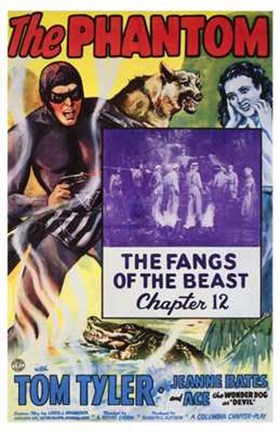 Framed Phantom - The Fangs of the Beast Print