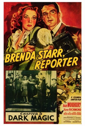 Framed Brenda Starr  Reporter Print