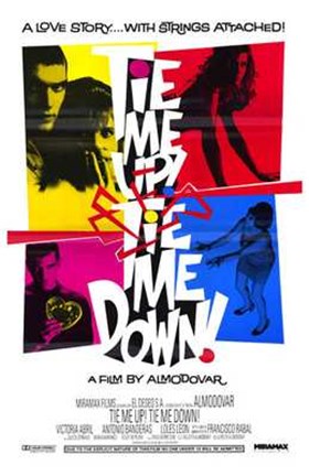 Framed Tie Me Up! Tie Me Down! (movie poster) Print