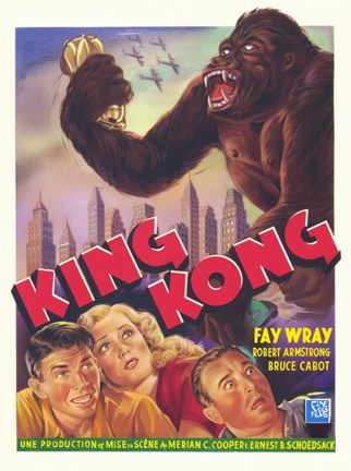 Framed King Kong Fay Wray Print