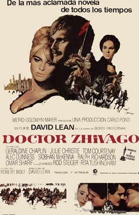 Framed Doctor Zhivago Spanish Print