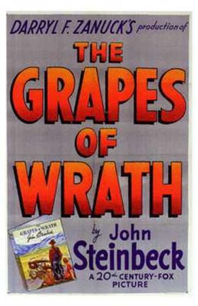 Framed Grapes of Wrath - Darryl F. Zanuck&#39;s Print