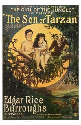 Framed Son of Tarzan, c.1920 - style A Print