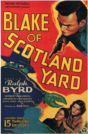 Framed Blake of Scotland Yard Print
