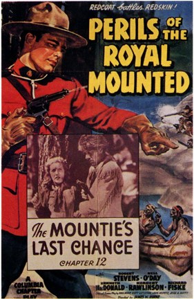 Framed Perils of the Royal Mounted Print