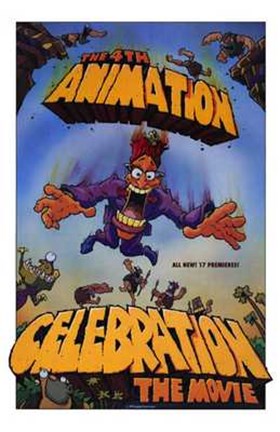 Framed 4Th Animation Celebration the Movie Print