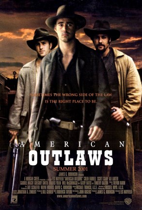 Framed American Outlaws Print