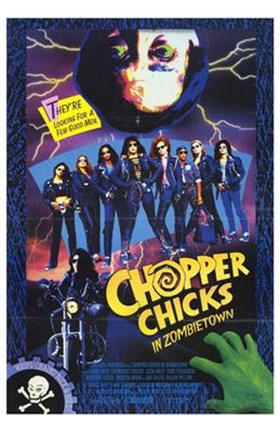 Framed Chopper Chicks in Zombietown Print