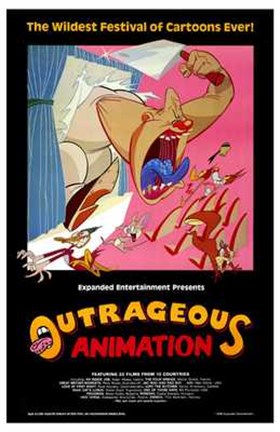 Framed Outrageous Animation Print
