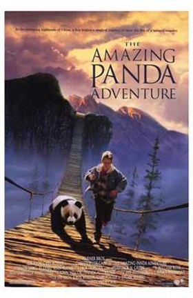 Framed Amazing Panda Adventure Print