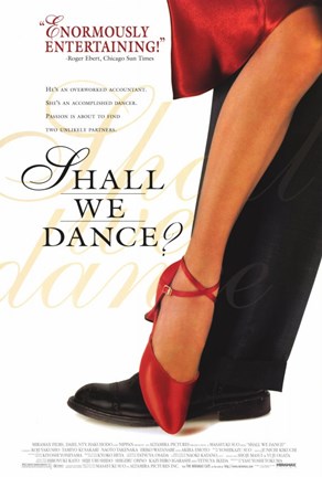 Framed Shall We Dance Red Shoes Print