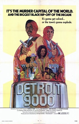 Framed Detroit 9000 Film Print