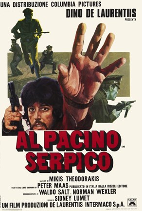 Framed Serpico Italian Print