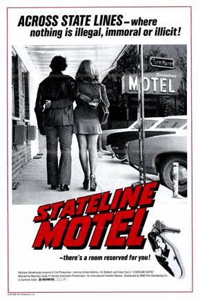 Framed Stateline Motel Print