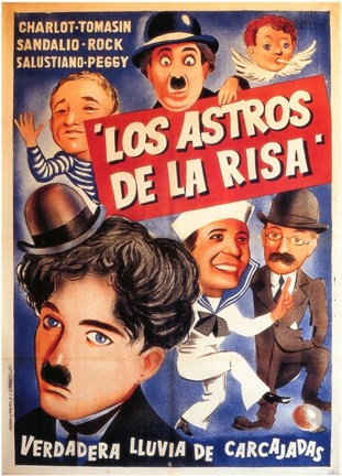 Framed Los Astros De La Risa Print