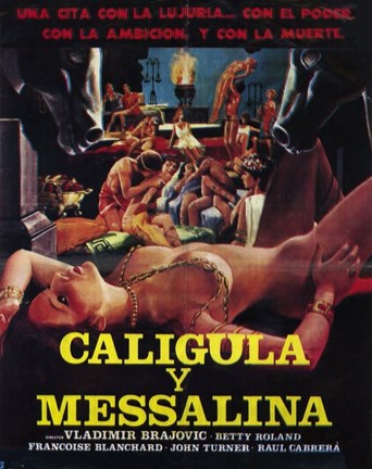 Framed Caligula Messalina - nude Print