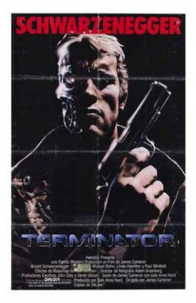 Framed Terminator - Foreign - style B Print