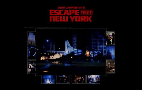 Framed Escape from New York Scenes Print