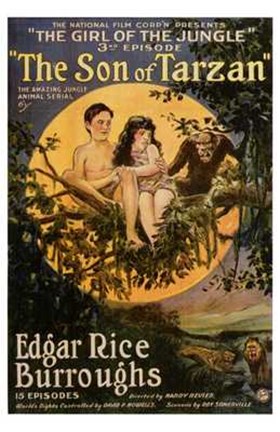 Framed Son of Tarzan, c.1920 - style A Print