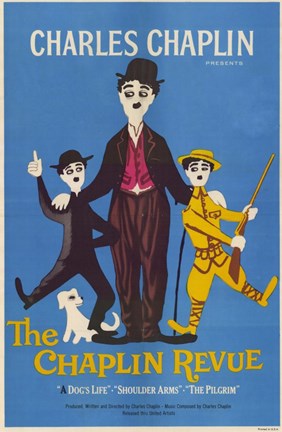 Framed Chaplin Revue Print