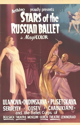 Framed Stars of the Russian Ballet Print