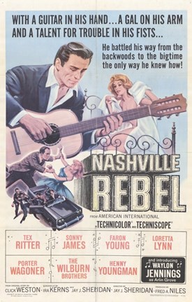 Framed Nashville Rebel Print