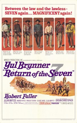 Framed Return of the Seven Print