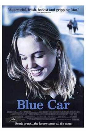 Framed Blue Car Print