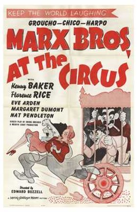 Framed At the Circus Print
