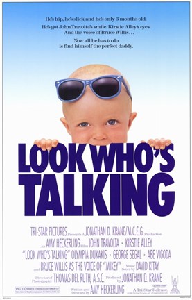 Framed Look Who&#39;s Talking Print