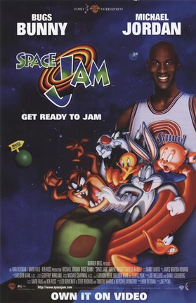 Framed Space Jam - Michael Jordan Print