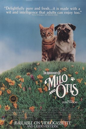 Framed Milo and Otis Print