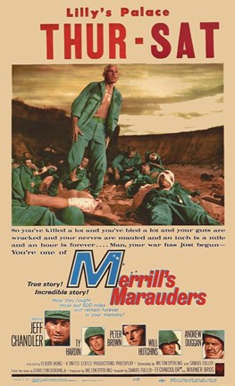 Framed Merrill&#39;s Marauders Print