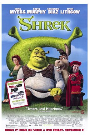 Framed Shrek - Mike Myers Print