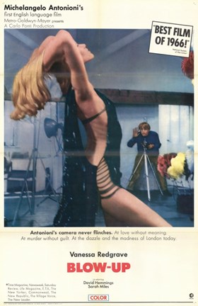 Framed Blow Up Best Film of 1966 Print