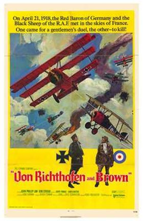 Framed Von Richthofen and Brown Print