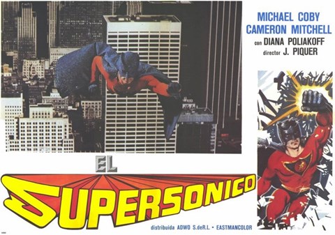 Framed Supersonic Man Print