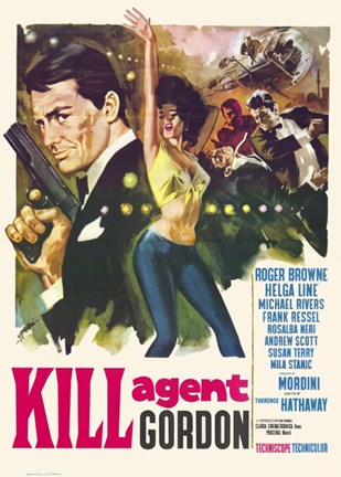 Framed Kill Agent Gordon Print