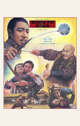 Framed Kung Fu: the Head Crusher Print