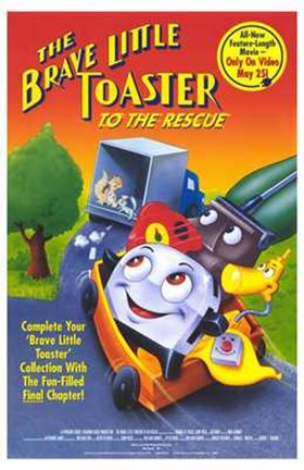 Framed Brave Little Toaster to the Rescue Print