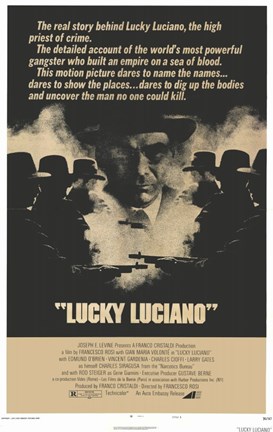 Framed Lucky Luciano Print