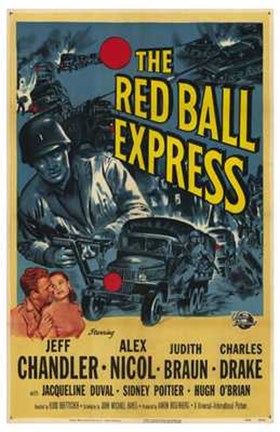 Framed Red Ball Express Print