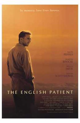 Framed English Patient - Man facing to the side Print