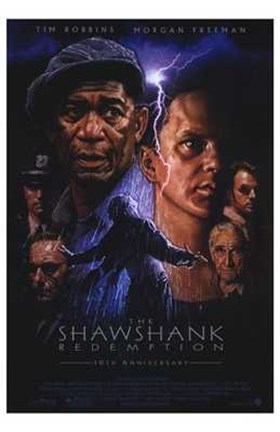 Framed Shawshank Redemption Lightning Print